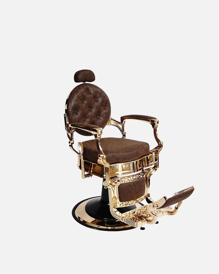 Classic Gold Vintage Barber Chair - Hair Hit