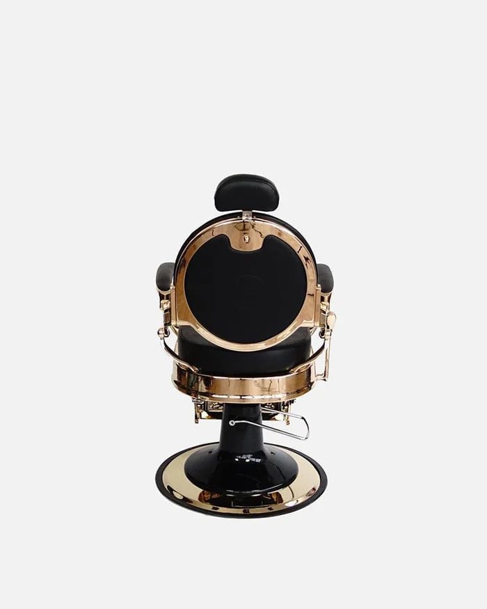 Luxury Black & Gold Vintage Barber Chair - Hair Hit