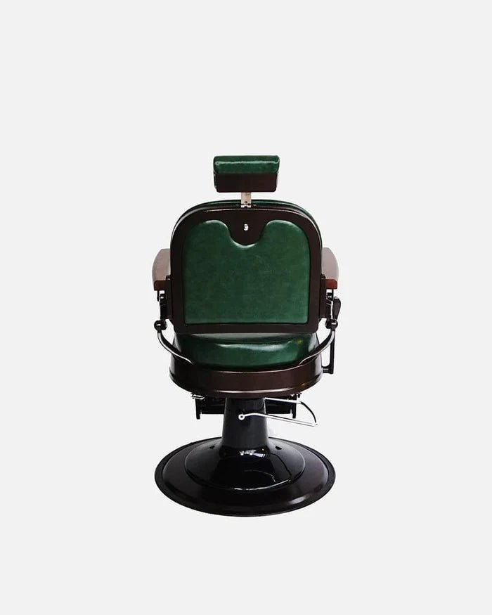 Vintage Forest Green Barber Chair - Hair Hit