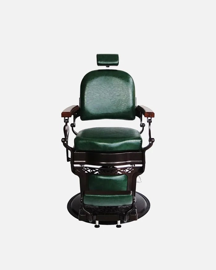 Vintage Forest Green Barber Chair - Hair Hit