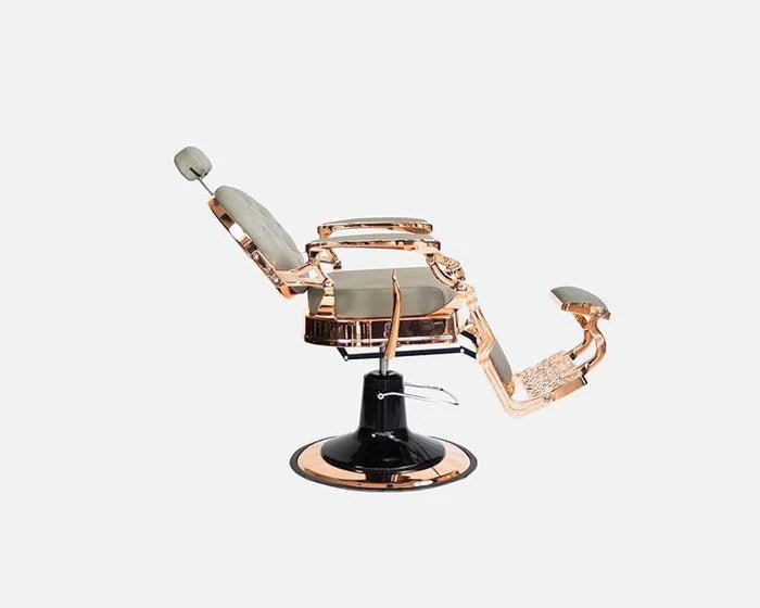 Vintage Rose Gold Barber Chair - Hair Hit